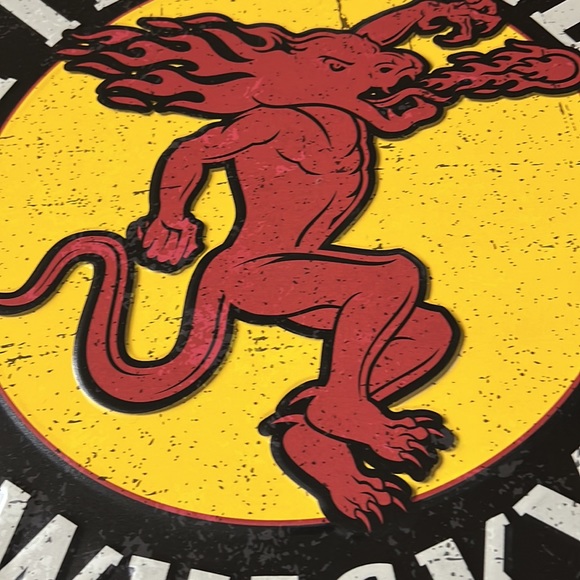 New Metal FireBall Sign - Picture 3 of 11